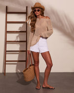 Slow Season Open Knit Sweater