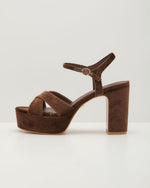 Darling Rue Velvet Platform Heels