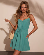 Ocean Avenue Linen Blend Mini Dress