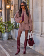 City Agenda Plaid Houndstooth Jacket