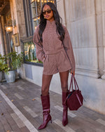 City Agenda Plaid Houndstooth Jacket