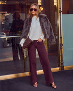 Rugged Charm Stretch High Rise Wide Leg Color Jeans