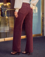 Rugged Charm Stretch High Rise Wide Leg Color Jeans