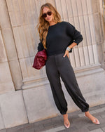 Forward Feeling Satin Joggers
