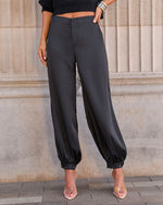 Forward Feeling Satin Joggers