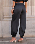 Forward Feeling Satin Joggers
