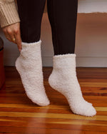 Ivory % Snowed In Cozy Chenille Socks-3