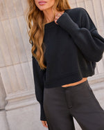 Elouise Cropped Crewneck Sweater