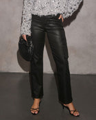 Decklen Super Stretch Coated Denim Cargo Jeans