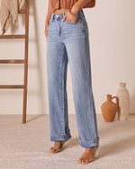 Mellow Muse Rigid Wide Leg Jeans