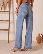 Mellow Muse Rigid Wide Leg Jeans