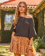 Lettie Short Sleeve Sweater Top