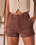 Crimsyn Faux Suede Shorts