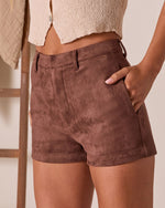 Crimsyn Faux Suede Shorts