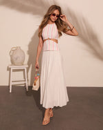 Timeless Coast Cotton Maxi Skirt