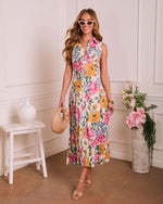 After Bloom Floral Maxi Shirt Dress