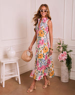 After Bloom Floral Maxi Shirt Dress