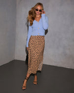 Blue % Be Still My Heart Fuzzy Knit Button Front Cardigan-8