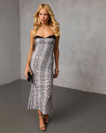 Emax Peekaboo Bra Midi Dress