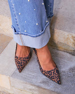 Leopard % Isaline Leopard Slingback Heels-5