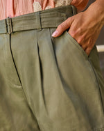 Roam Ready Cotton Belted Shorts