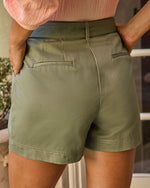 Roam Ready Cotton Belted Shorts
