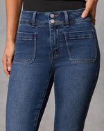 Helaine Stretch High Rise Flare Jeans