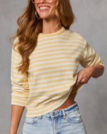 Easy Days Striped Knit Sweater