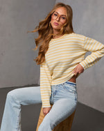 Easy Days Striped Knit Sweater