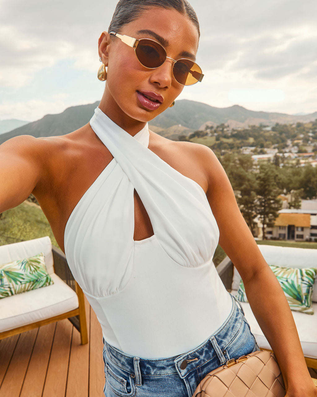 Torey Criss Cross Halter Top – VICI