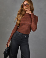 Wicked Romance Floral Lace Mock Neck Top
