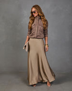 Mariana Satin Maxi Skirt