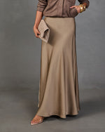 Mariana Satin Maxi Skirt