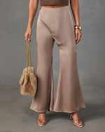 Zya Satin Wide Leg Pants