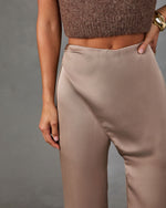 Zya Satin Wide Leg Pants