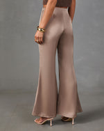 Zya Satin Wide Leg Pants