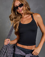 Studio Pace Seamless Racerback Tank Top