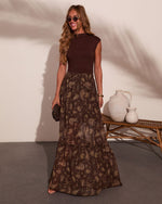 Sun Gold Paisley Maxi Skirt