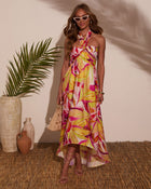 Fun In The Sun Halter Maxi Dress