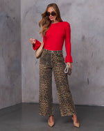 Tomato % Esen Ribbed Bell Sleeve Knit Sweater-17