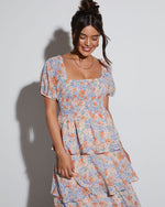 Blooming Beauty Tiered Floral Maxi Dress