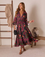 Echo Wild Printed Midi Dress