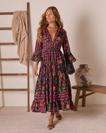 Echo Wild Printed Midi Dress