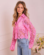 Deliora Floral Lace Top