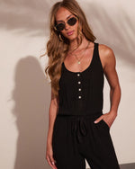 Uptown Summer Linen Blend Jumpsuit