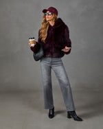 Sweet Reason Hood Faux Fur Jacket