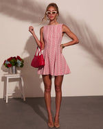 Sunwashed Days Gingham Print Mini Dress