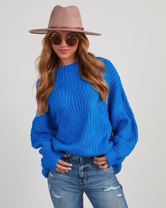 Cobalt % Windy City Knit Sweater-2