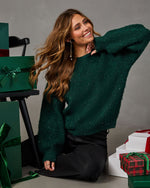 Comfort Darling Knit Sequin Sweater