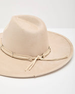Daybreak Muse Faux Suede Banded Western Hat